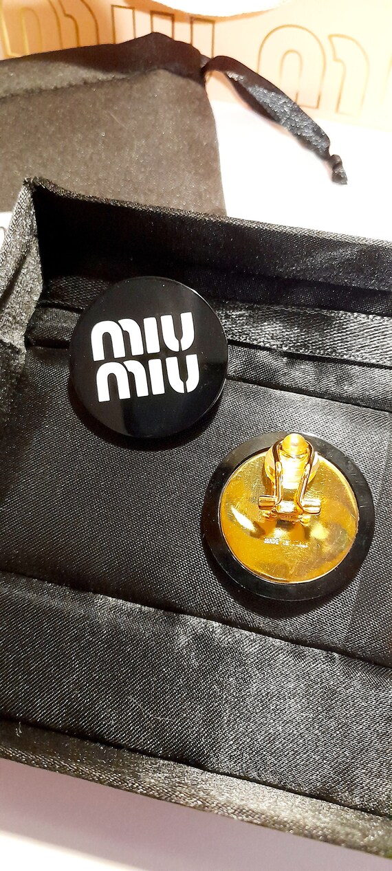 【関税無・国内発】 MIU MIU / Miu Plexi Earring Ld42 Miu Miu Clip Earrings in Plexiglass - Etsy