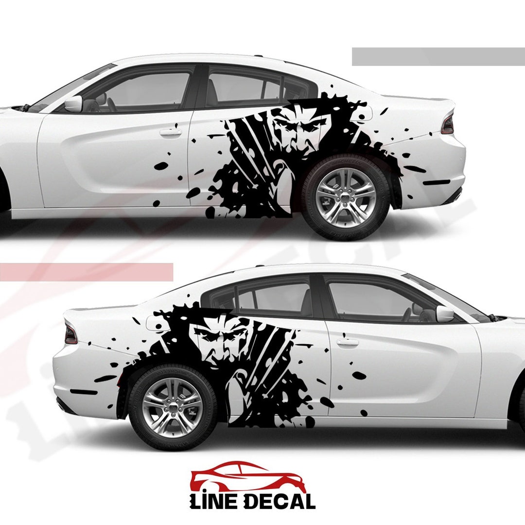 Batman Car Decals Batman Vinly Car Decal Mustang Batman Etsy