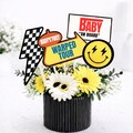 Baby's First Warped Tour Centerpiece | Emo Baby Shower Decor