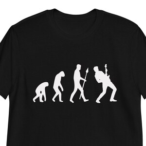 Guitarist Funny Evolution Guitar Player Shirt Rock Band Lead Guitar Gift Short-Sleeve Unisex T-Shirt