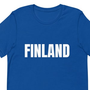 Finland Shirt Suomi Helsinki Lapland Sport Souvenir Finnish Tshirt Gift for Finns For Her Women and Men Unisex t-shirt
