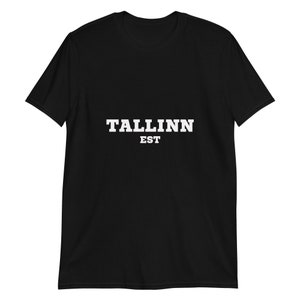 Estonia Camisa Tallin Eesti Eestlane Särk Camiseta estonia Regalo para Estonia Minimalista Estonia Camiseta unisex