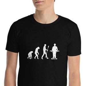 Keyboardist Shirt Funny Keyboard Player Evolution Synthesizer Musician Short-Sleeve Unisex T-Shirt