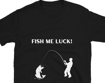 Fischen T-shirt Lustiges Fischer Shirt Fischen Geschenke für Männer Fischen Shirt Locken Fischen Shirt für Frauen Unisex Dummes Fischen Tshirt