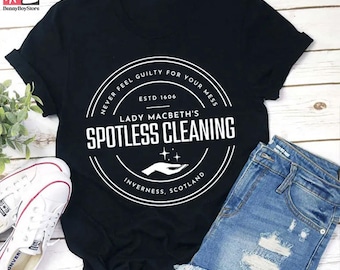 Lady Macbeth Spotless Cleaning Shakespeare Vintage T-Shirt, Teacherlife Shirt, Teacher Shirt, Teacher Gift, Teacher Lovers Shirt