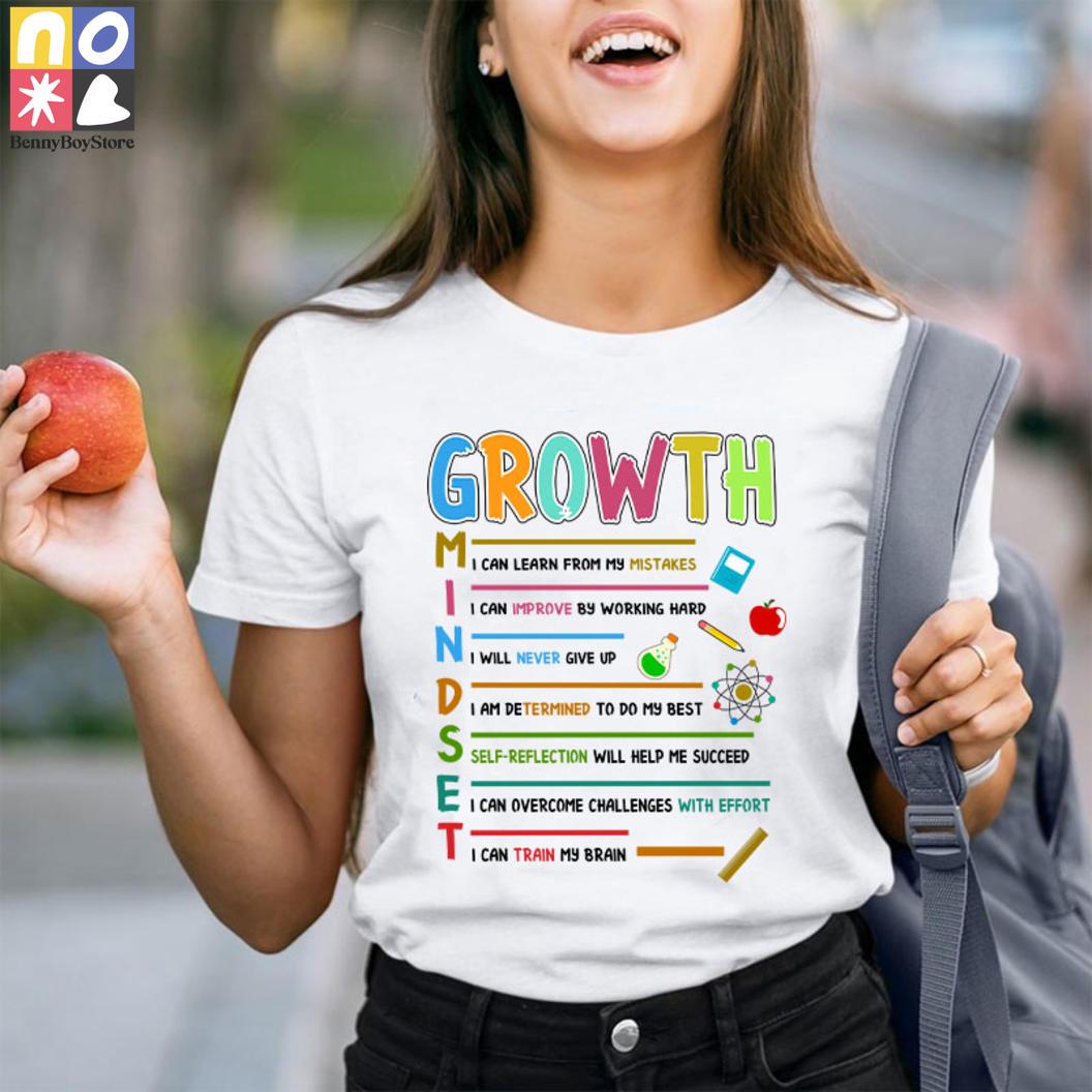 Growth Mindset Teacher Vintage T-shirt, Teacherlife Shirt, Teacher ...