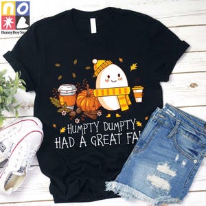 Humpty Dumpty Had A Great Fall Teacher Vintage T-Shirt, Thanksgiving Shirt, Halloween Shirt, Humpty Dumpty Shirt, Teacher Shirt