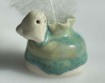 Drippy Ghost Vase, Porzellanvase, Porzellangeist, Gespenst Begleiter, Figur