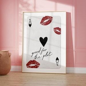 Stampa di carte da gioco Stampe artistiche da parete alla moda Decorazioni per carrelli da bar retrò Poster preppy Stampe digitali in bianco e nero Stampe artistiche alla moda Decorazioni estetiche