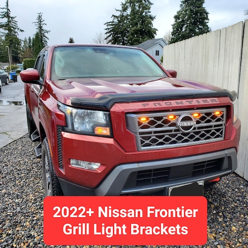 2022 Nissan Frontier Grill Light Mounting Bracket Kit Etsy