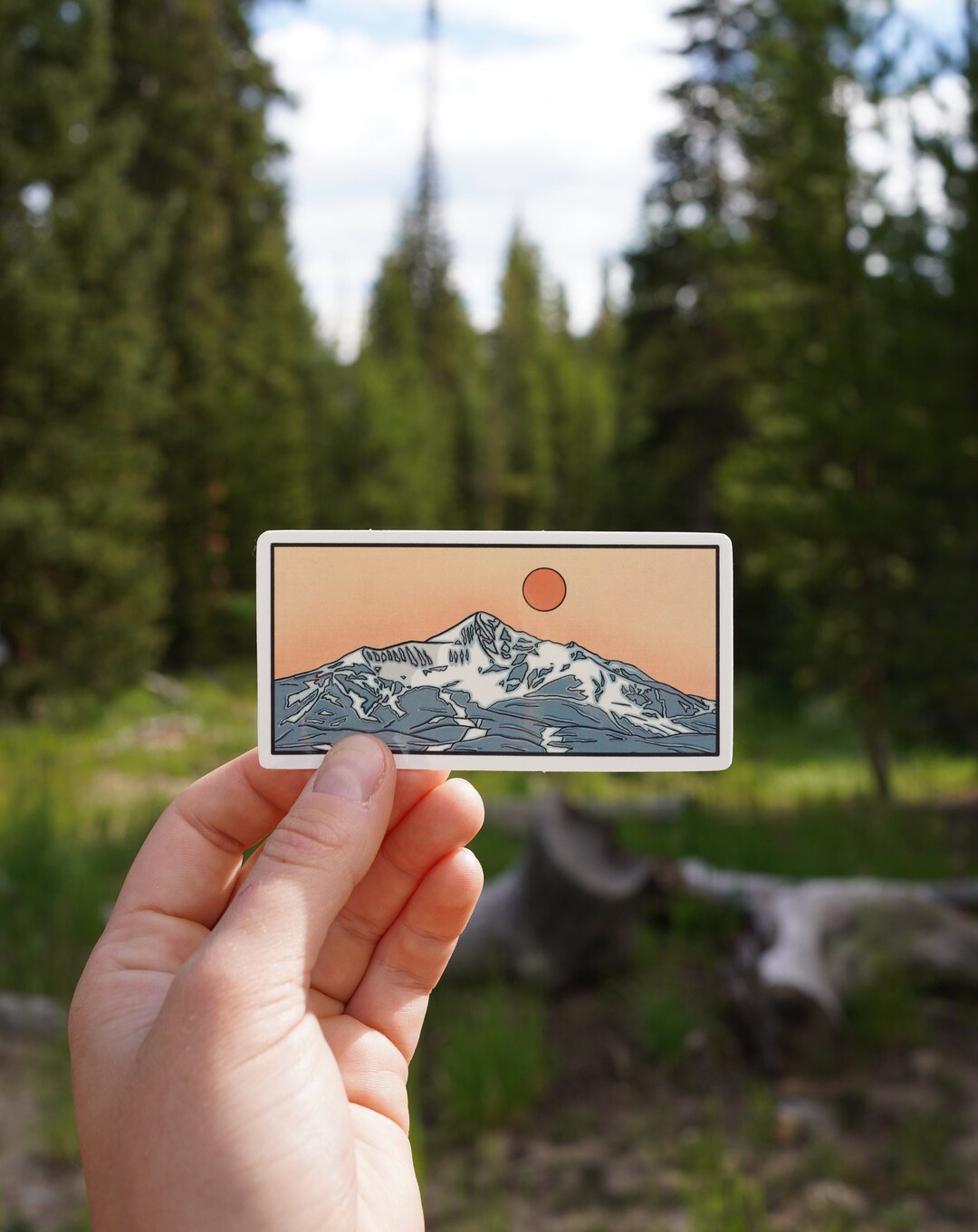 Timber Ridge Ski Sticker Big Sky Ski Resort Sticker – Waterproof Montana Glossy Vinyl Sticker - Etsy