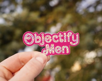 Objectify Men - Adhesivo impermeable de vinilo con brillantina