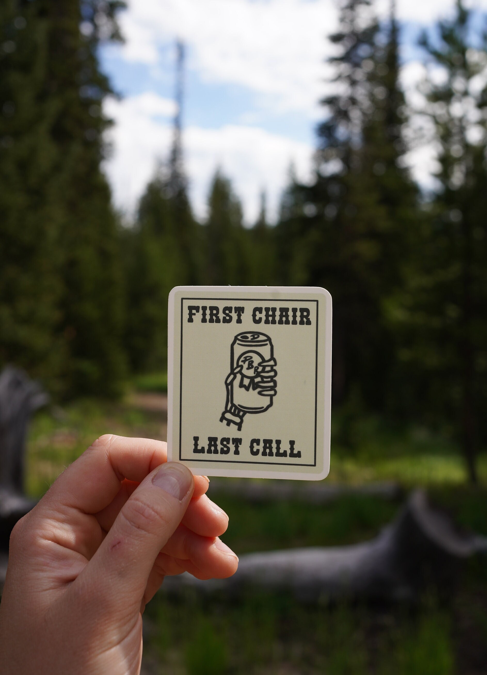 First Chair Last Call Vinyl Sticker Etsy