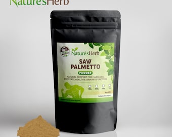 Palmier nain en poudre Prostate UTI Chute de cheveux des voies urinaires Végétalien Livraison RAPIDE