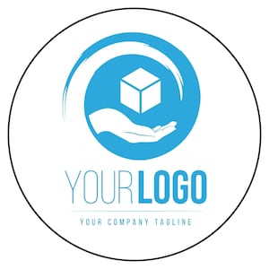 Label editable, customizable, paper 150gr/mq, your company logo, printable front, QR-code, ingredients