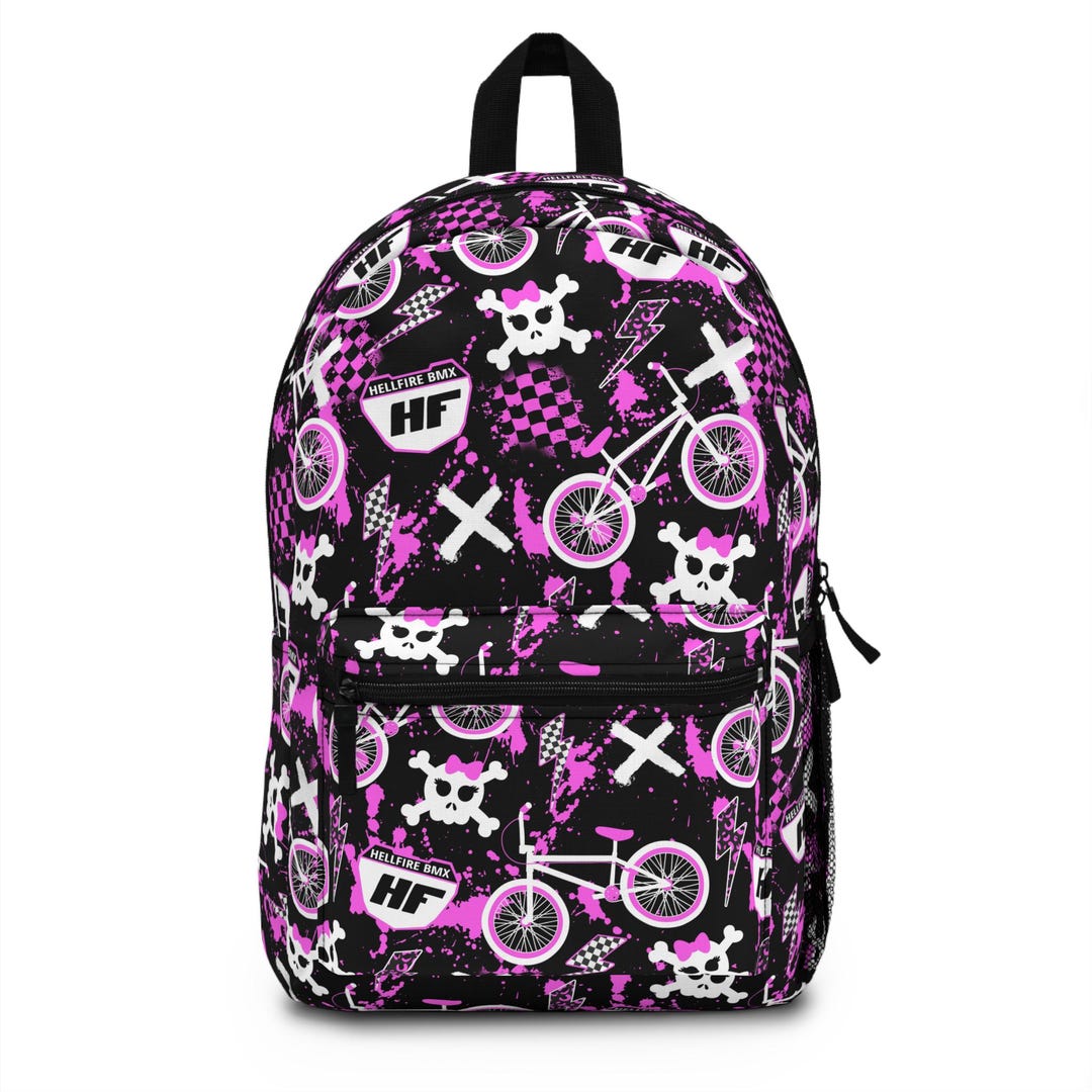 Hellfire BMX Backpack - Race Life Girls - Extreme Sports Bag - Etsy