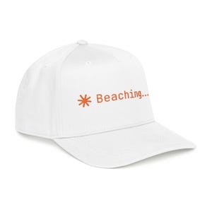 Beaching Claude Code Hat - Cappello estivo per sviluppatori AI per Vibe Coders immagine 3