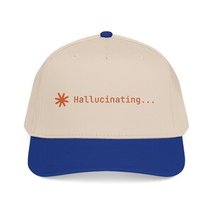 Hallucinating Claude Code Hat - AI Developer Cap for Vibe Coders