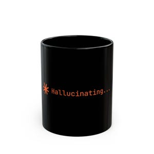 Tazza con codice allucinatorio di Claude - Tazza da caffè per sviluppatori di IA per programmatori di Vibe