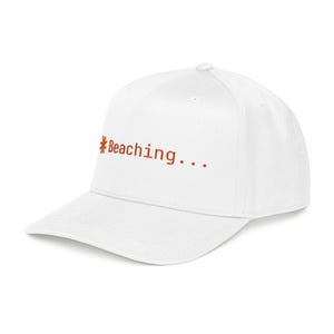 Beaching Claude Code Hat - Cappello estivo per sviluppatori AI per Vibe Coders immagine 4