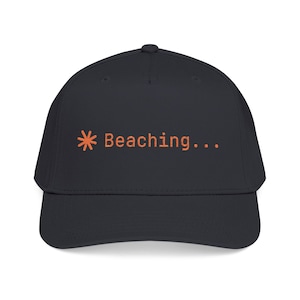 Beaching Claude Code Hat - Cappello estivo per sviluppatori AI per Vibe Coders immagine 2
