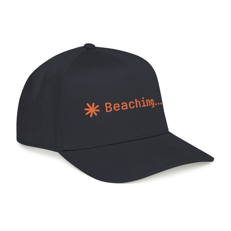 Beaching Claude Code Hat - Cappello estivo per sviluppatori AI per Vibe Coders immagine 6