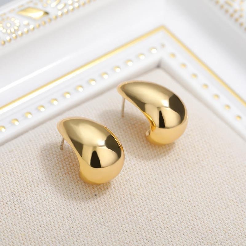 Gold Dome Earrings Baroque Style Drop Earrings Dupe Earrings - Etsy