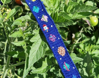 Pulsera de la Amistad Anudada, Accesorios Hechos a Mano, Regalo Único, Joyería Elegante, Patrón de Planetas Espaciales, Método Alfa