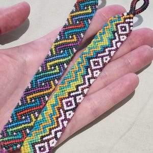 Knotted Bracelet | Friendship Bracelet | Handmade | Unique gift | Accessories | Jewelry | Hippie | Boho | Ombre | Rainbow