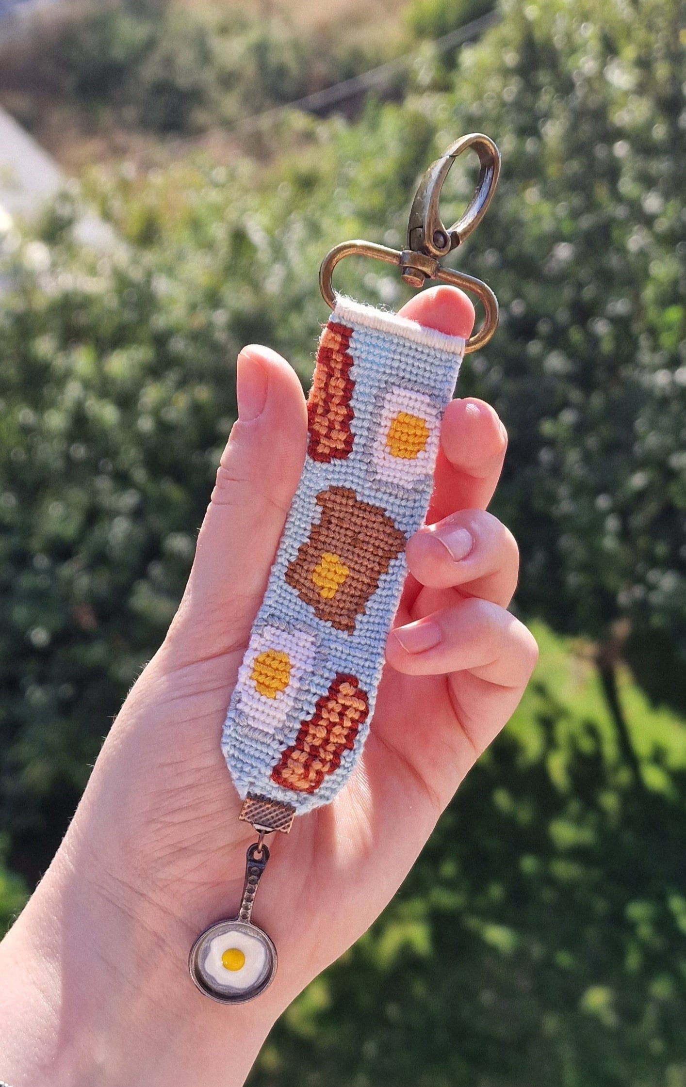 Alpha Pattern Friendship Bracelet Keyring Friendship Bracelet