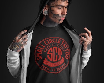 Small Circle Tattoo Adult Unisex Shirt, Tattoo Shirt, Tattoo Artist Clothing