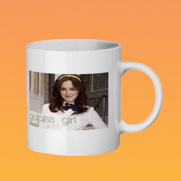 Go piss girl meme Mug (Link to matching coaster in description)