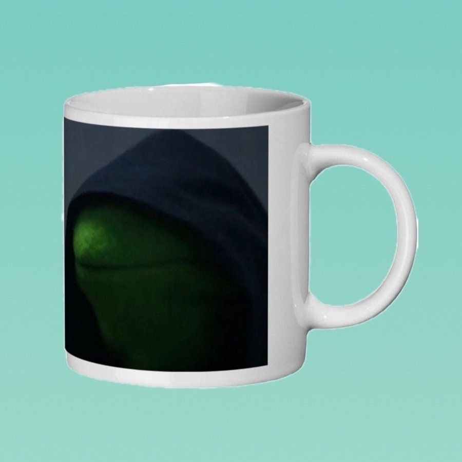 Taza con el meme de Kermit malvado - Etsy México, image size:900x900