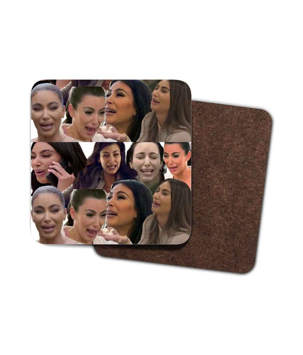 Kim Kardashian hässliches weinendes Gesicht Einzel-Hartfaseruntersetzer  (Link zu passender Tasse in der Beschreibung) - Etsy Schweiz, image size:1024x1200