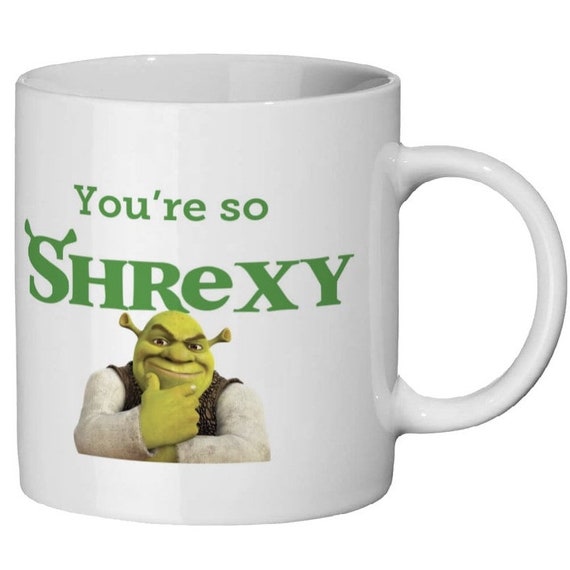 Funny Shrek Up Meme Coffee Ceramic Mug