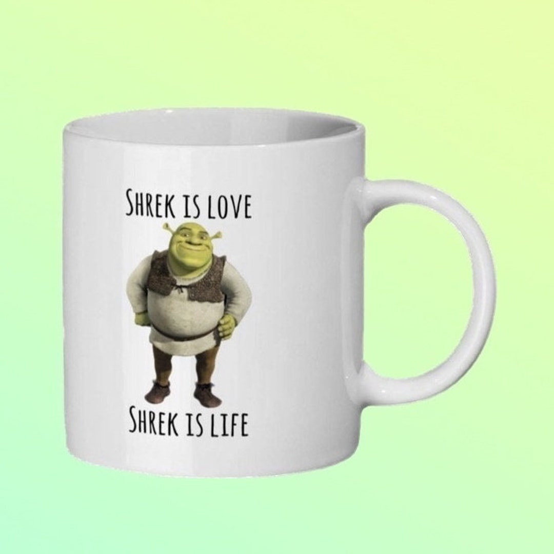 Stop Being Mean Ur Making Me Cry Funny Shrek Meme Quote Mug Gift 11oz