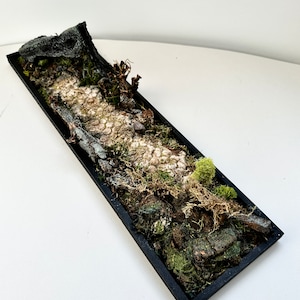 Road Diorama, model display, display, mini display, mini diorama, terrain, model terrain, mini terrain, diorama, model, art,