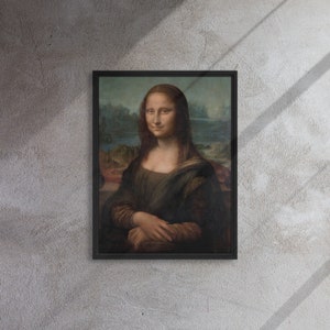 Mona Lisa Leonardo da Vinci! Beautiful for your home or office.