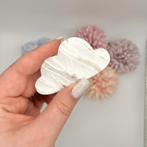 Schneeachat Wolke, snowagate cloud, weißer Achat, Kristall Heilstein