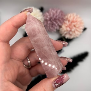 Rose Quartz Tower Rosequartz Tower Healing Stone Crystals