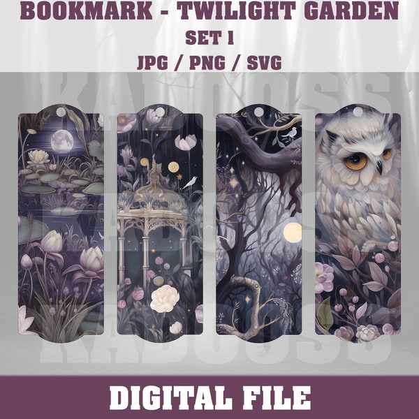 Bookmark - Twilight Garden - Set 1