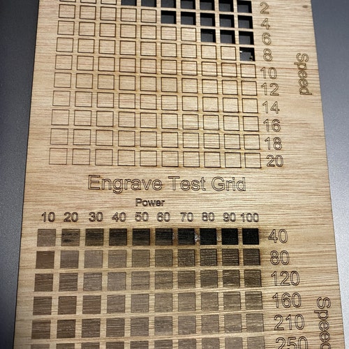 Creative Space Xtool M1 Laser Test Files Engrave Test Cut Etsy Canada