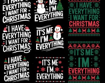 I Have Everything I Want For Christmas Svg Png, Couple Christmas Matching PNG, Xmas Party Couple PNG, Xmas Couple png, Funny Christmas