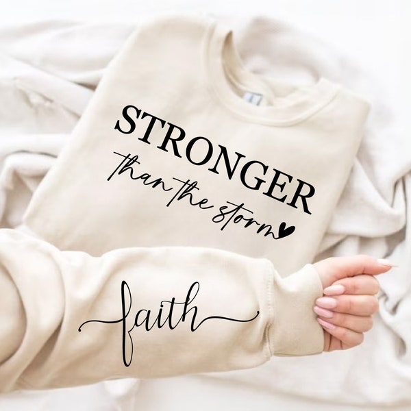 You Are Stronger Than The Storm PNG SVG, Boho Self Care, Motivational Svg, Sleeve Design, Trendy Shirt, Positive Daily Affirmations Svg Png