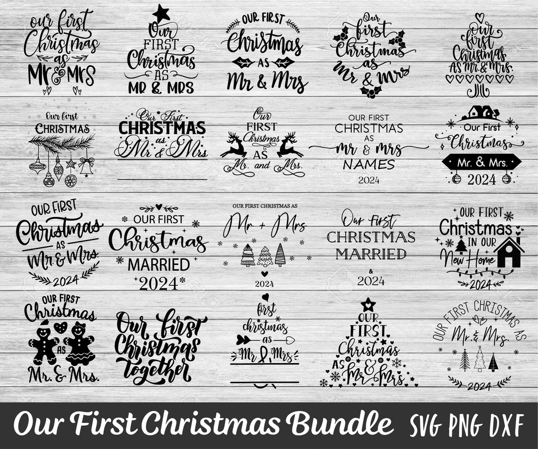 Our First Christmas Svg Png, First Christmas Ornament Svg, Our First