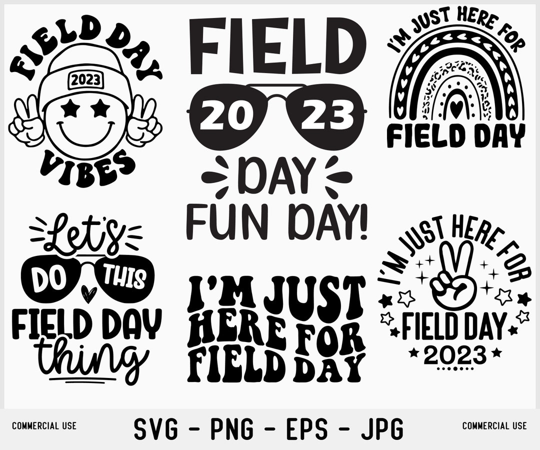 Field Day Fun Day Svg Png Field Day Png Retro School Game Etsy