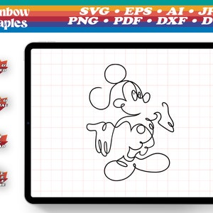 Minnie Scribble Vector SVG file for Cricut digital download - Vector Cut Files, Clipart Cricut Silhouette, logo eps,dxf,png,pdf,dwg