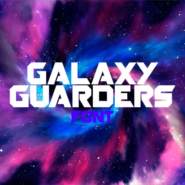 Galaxy Guarders Font OTF & SVG