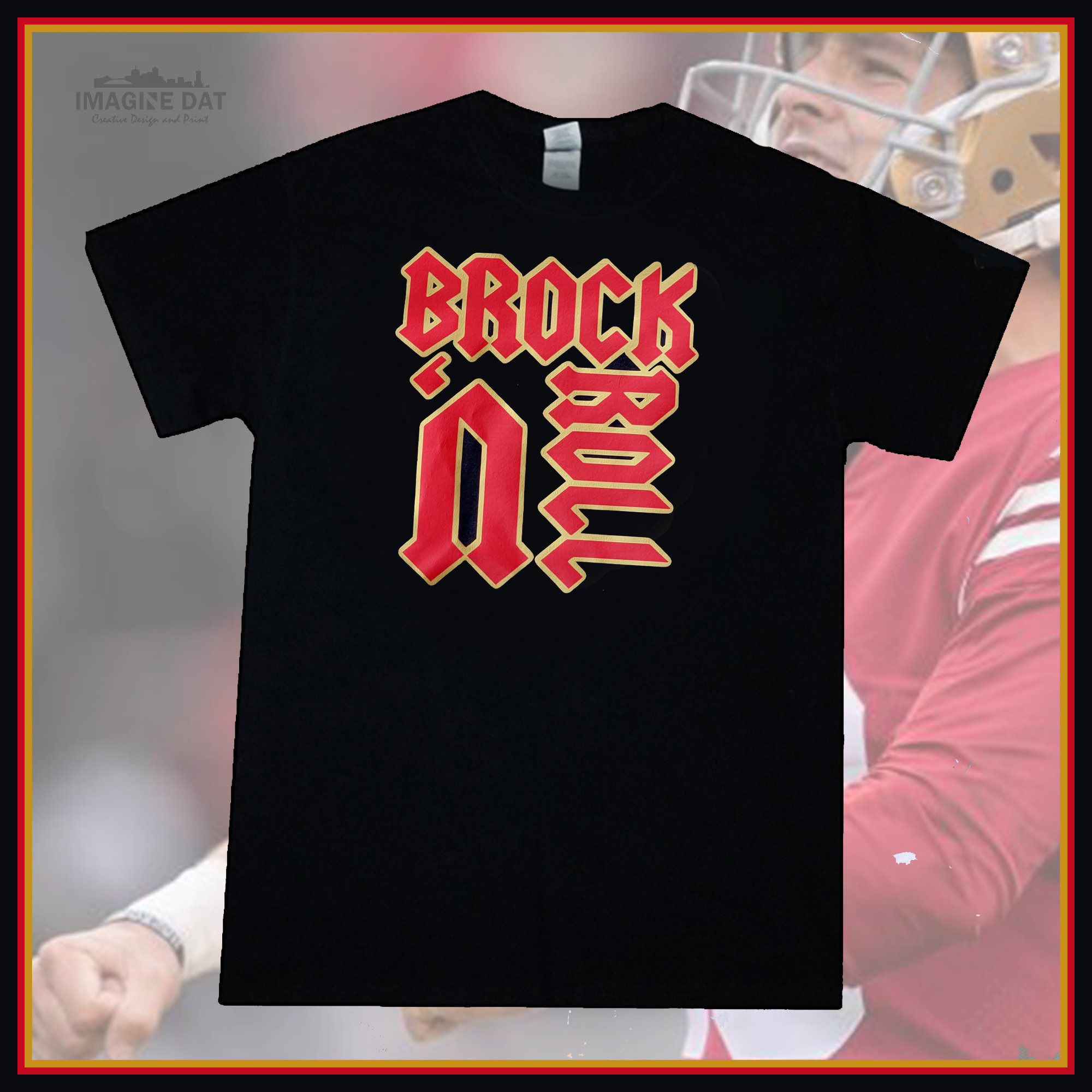 Brock Purdy 'BROCK'N ROLL' Men Tshirt (black)