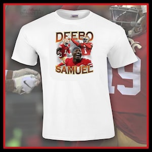 Deebo Samuel #1 DTF White Tshirt #1 (Unisex)
